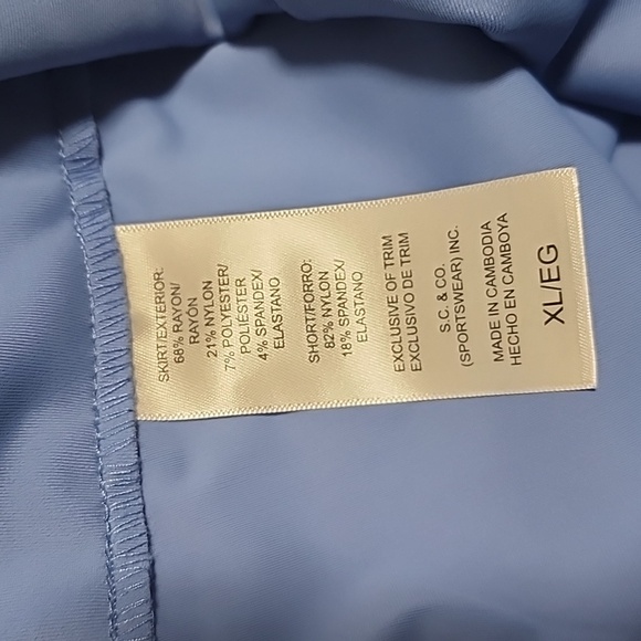 SC & CO Tummy Control Skort XL Shorts Travel Tennis Sportswear Skirt - Picture 9 of 11